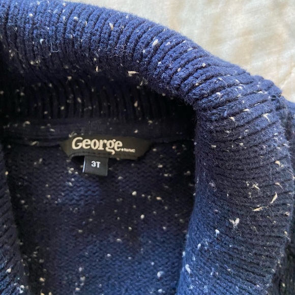 George Blue Sweater- Size 3T - Picture 2 of 4
